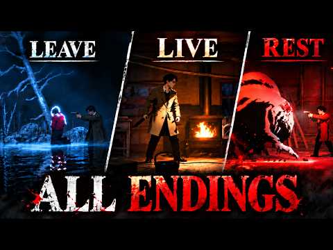 YouTube thumbnail for iampanax Silver Pines ending routes and secret boss video.